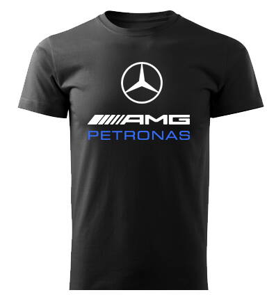 Tričko AMG PETRONAS, čierne