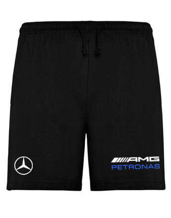 Šortky Mercedes AMG PETRONAS, čierne