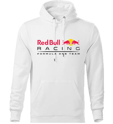 Mikina s kapucňou Red Bull RACING, biela