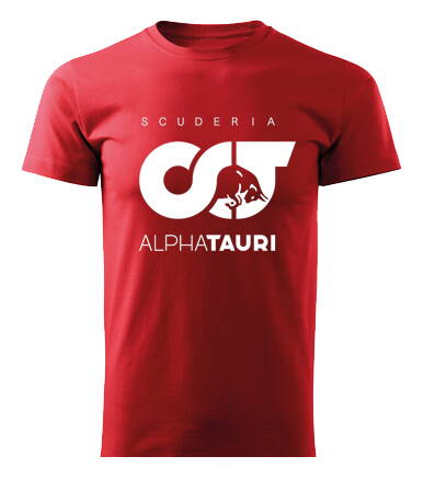 Tričko Scuderia ALPHATAURI, červené 