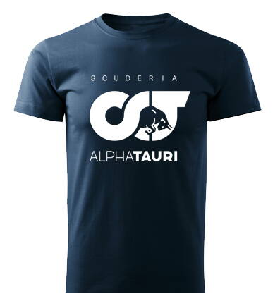 Tričko Scuderia ALPHATAURI, tmavomodré
