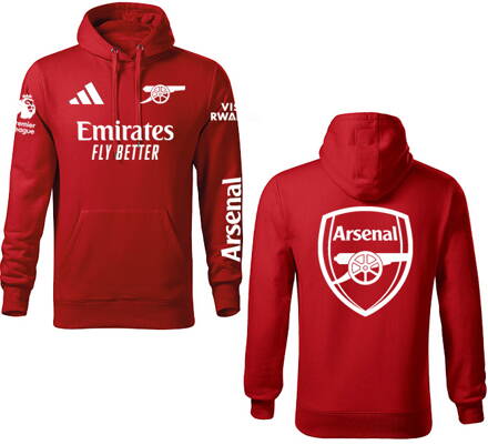 Mikina ARSENAL šport, červená
