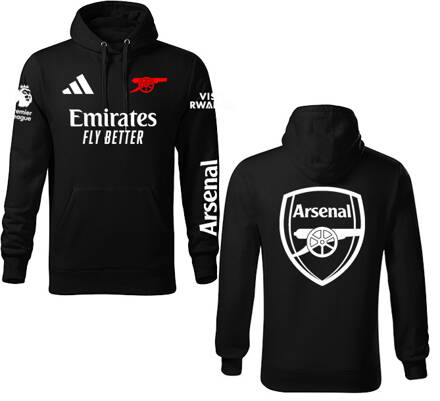 Mikina ARSENAL šport, čierna