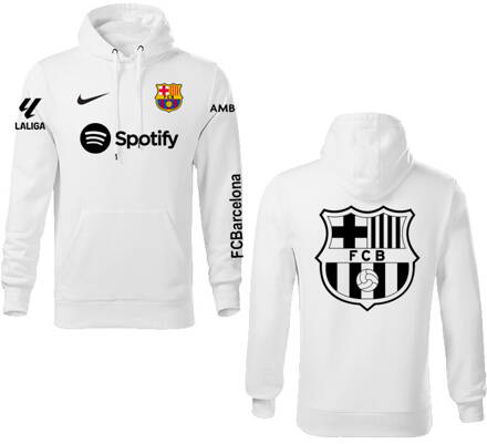 Mikina BARCELONA šport, biela