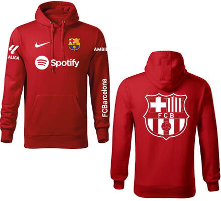 Mikina BARCELONA šport, červená
