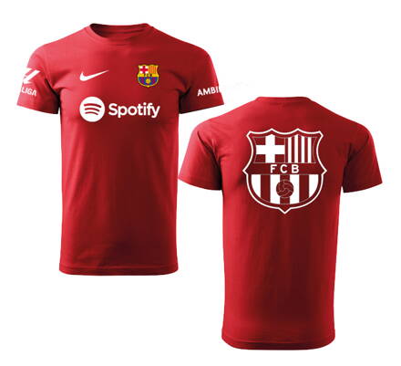 Tričko BARCELONA šport, červené