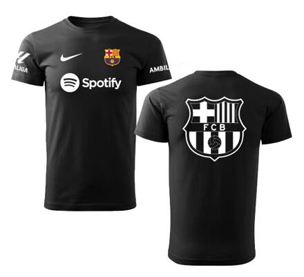 Tričko BARCELONA šport, čierne