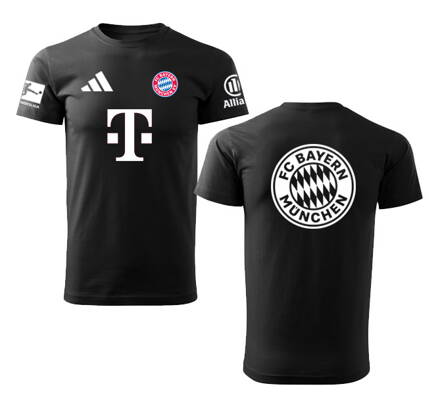 Tričko FC BAYERN šport, čierne