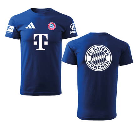 Tričko FC BAYERN šport, modré