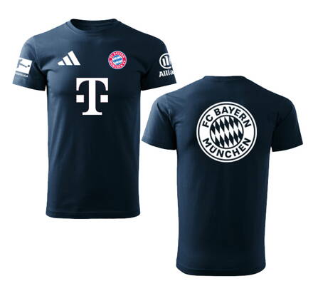 Tričko FC BAYERN šport, tmavomodré