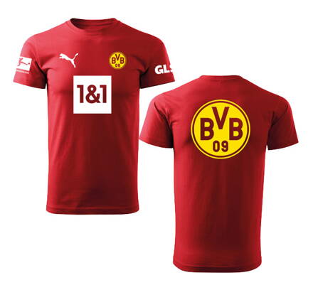 Tričko BORUSIA DORTMUND šport, červené