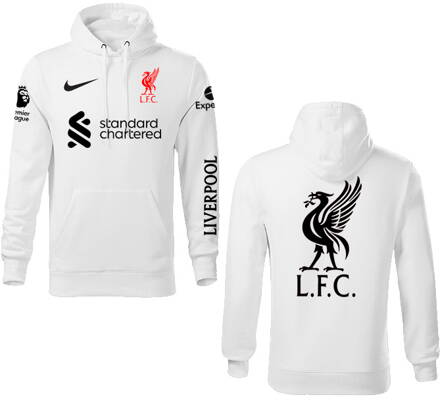 Mikina F.C.LIVERPOOL šport, biela