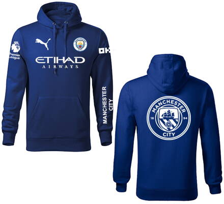 Mikina MANCHESTER CITY šport, modrá