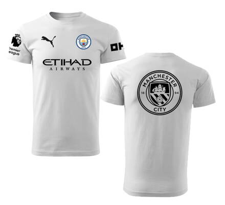 Tričko MANCHESTER CITY šport, biele
