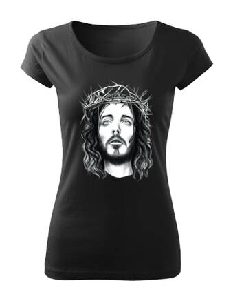 Dámske tričko JESUS, čierne