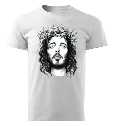 Tričko JESUS, biele