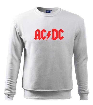 Mikina AC/DC, biela