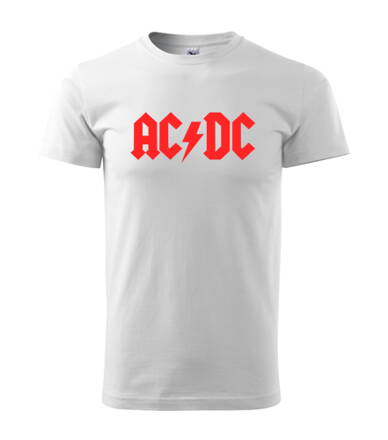 Tričko AC/DC, biele