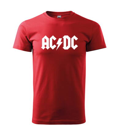 Tričko AC/DC, červené
