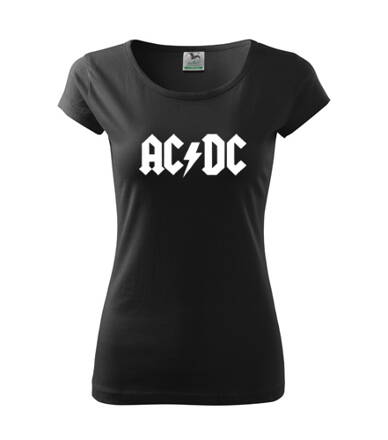 Dámske tričko AC/DC, čierne