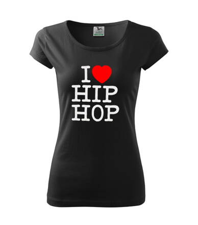 Dámske tričko HIP-HOP, čierne 2