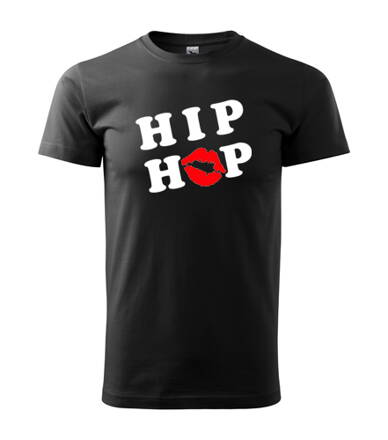 Tričko HIP-HOP, čierne