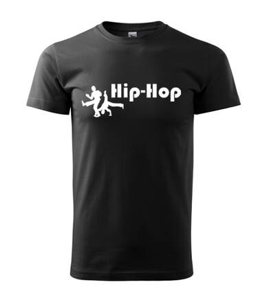Tričko HIP-HOP, čierne 4