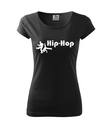 Dámske tričko HIP-HOP, čierne 4