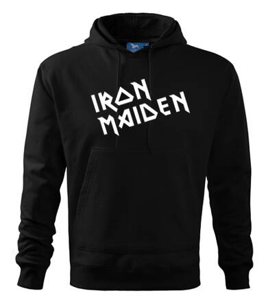 Mikina s kapucňou IRON MAIDEN, čierna