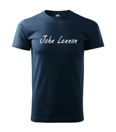 Tričko JOHN LENNON, tmavomodre