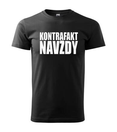 Tričko NAVŽDY, čierne