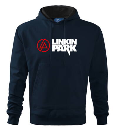 Mikina s kapucňou LINKIN PARK, tmavomodra