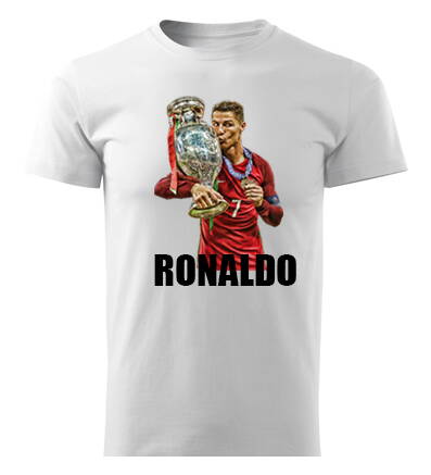 Tričko RONALDO, biele