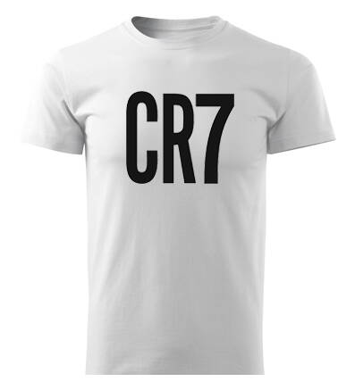 Tričko CR7, biele