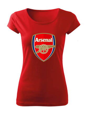 Dámske tričko ARSENAL, červené1