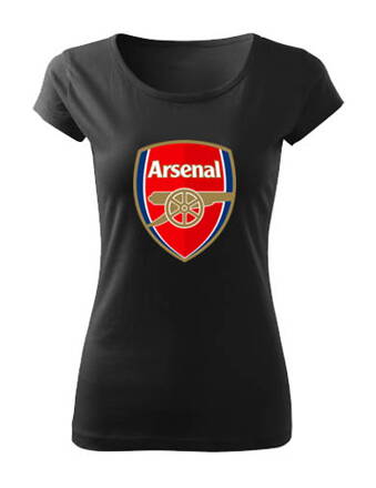 Dámske tričko ARSENAL, čierne1