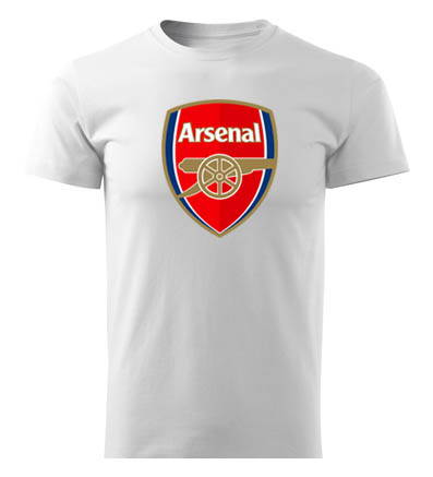 Tričko ARSENAL, biele 1