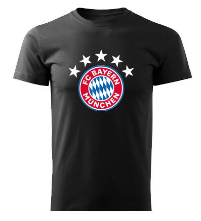 Tričko Bayern, čierne