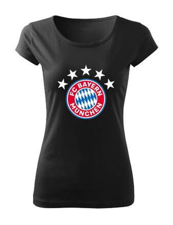 Dámske tričko FC BAYERN, čierne