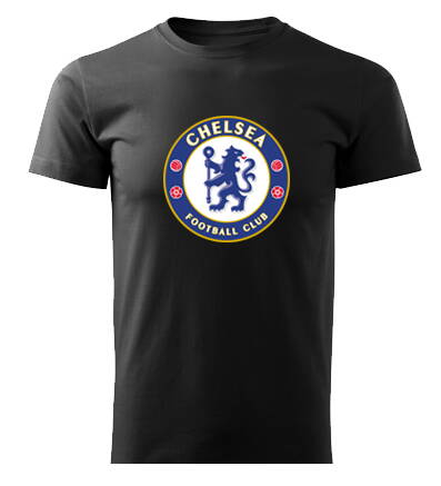 Tričko Chelsea, čierne