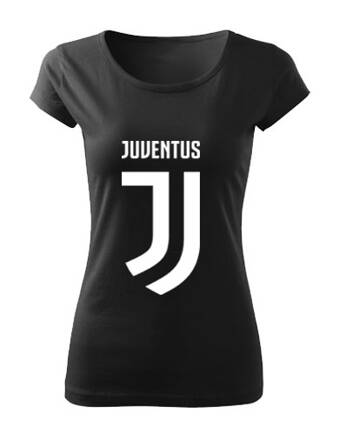 Dámske tričko FC Juventus, čierne 2