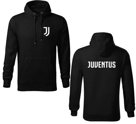 Mikina s kapucňou JUVENTUS, čierna