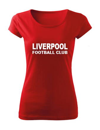 Dámske tričko LIVERPOOL, červené