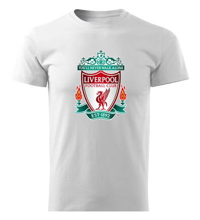 Tričko LIVERPOOL logo, biele