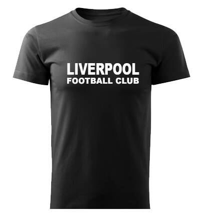 Tričko FC LIVERPOOL, čierne