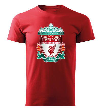 Tričko LIVERPOOL logo, červené
