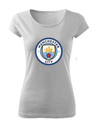 Dámske tričko MANCHESTER CITY, biele