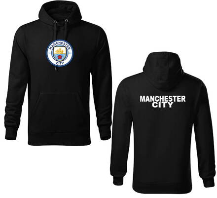 Mikina s kapucňou MANCHESTER CITY, čierna 2