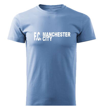 Tričko FC MANCHESTER CITY, svetlomodré