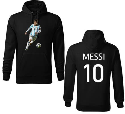 Mikina s kapucňou MESSI 10, čierna